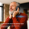 MUTBAM WIRELESS HEADPHONES FOR TV - BLACK
