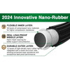 EXPANDABLE GARDEN HOSE 100FT WITH 10-FUNCTION NOZZLE - BLACK SILVER