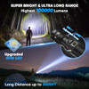 Flashlights High Lumens 100000 Rechargeable,Super Bright 50W LED - BLACK New