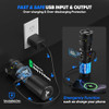 Flashlights High Lumens 100000 Rechargeable,Super Bright 50W LED - BLACK New
