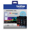 Brother Genuine LC30334PKS 4-Pack, Super High-Yield INKvestment Tank Ink New