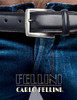 CF-FELLI BELTS FOR MEN 100% COW LEATHER.SIZE: 30/32. NAVY