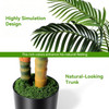 NOVAROOT ARTIFICIAL 6FT PALM TREE WITH CEMENT POT -GREEN/BLACK