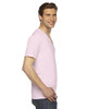 2456W AMERICAN APPAREL UNISEX FINE JERSEY V-NECK LIGHT PINK XS