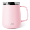 SIMPLE MODERN TRAVEL COFFEE MUG REUSABLE INSULATED COFFEE TUMBLER - BLUSH