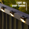 GIGALUMI LED SOLAR DECK LIGHTS, 16 PACK WATERPROOF - WARM WHITE