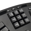 Adesso WKB-1500GB Wireless Ergonomic Desktop Keyboard and Mouse - Black New