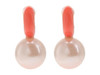 KG261-642 KATE SPADE NEW YORK WOMENS BRIGHT SPOTS DROP HUGGIES - CORAL