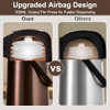 PARACITY UPGRADED AIRPOT COFFEE CARAFE DOUBLE PUMP STAINLESS STEEL - GOLD BROWN