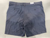 IZOD GOLF SHORTS MEN'S STRAIGHT FIT, SIZE 42 - NAVY/GRAY New