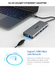 EUASOO 11 IN 1 TRIPLE DISPLAY USB C DOCKING STATION DUAL 4K HDMI ES-HB007 - GRAY
