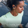 BEATS POWERBEATS FIT WIRELESS NOISE CANCELLING EARBUDS ME2J4LL/A - JET BLACK