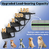 YACONA DOG STAIRS FOR CAR DOG STEPS FOR CAR WITH UPGRADED LOAD-BEARING CAPACITY
