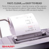 SHARP INK PRINTING CALCULATOR, 12-DIGIT LCD, AC POWERED, OFF-WHITE, GRAY