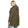 0638 EDDIE BAUER WOMENS CHARLY PARKA Suede Slate Size L New