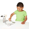 Melissa & Doug Stir & Serve Cooking Utensils (7 pcs) - Stainless Steel New