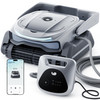 BUBLUE D10P ROBOTIC POOL CLEANER, POOL VACUUM WITH SUPERIOR SUCTION, GRAY