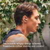BEATS POWERBEATS WIRELESS NOISE CANCELLING WORKOUT EARBUDS ME2K4LL/A GRAVEL GRAY