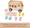 FISHER-PRICE TODDLER SHAPE SORTING PLAYSET ICE CREAM TRUCK - MULTICOLOR New