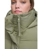 LW3RP696 LEVIS WOMEN'S SELMA HOODED PUFFER JACKET SIZE M - LICHEN GREEN New