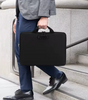 GENERIC 13 ACCORDION POCKET FIREPROOF WATERPROOF BRIEFCASE,3 DIGIT LOCK - BLACK