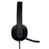 LOGITECH - H540 WIRED ON-EAR HEADSET - BLACK