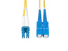 StarTech 3m 9.8ft LC to SC UPC OS2 Single Mode Duplex Fiber Optic Cable 9/125