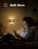JANDCASE LED NIGHT LIGHT, [2 PACK], DUSK TO DAWN, DIMMABLE, QX140-2PK - BLACK