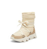 SOREL KINETIC IMPACT NXT WATERPROOF MID BOOT - SIZE: WOMEN 10 - HONEY WHITE
