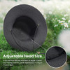 SIMPLICITY NETTED HAT, LEATHER STRAP - BLACK