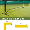 DULCE DOM Pickleball Net Portable Outdoor Court Marking Kit 22 FT 3-10 players
