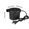 ZHONGSHAN ELECTRIC AIR PUMP FOR INFLATABLES,PORTABLE QUICK-FILL AIR PUMP - BLACK