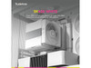 Sudokoo SK620 White AM5 Air Cooler: 6 Heatpipes Dual Tower CPU Air Cooler for