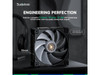 Sudokoo MACH120 120mm Case Fan: PWM Quiet PC Fans with FOC Motor - 4 Pin LCP
