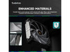 Sudokoo MACH140 140mm Case Fan: PWM Quiet PC Fans with FOC Motor - 4 Pin LCP