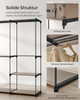 SONGMICS OPEN WARDROBE CLOTHES RAIL CLOTHES RAIL COAT RACK 3 138 X 43 X 182 CM