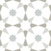 FloorPops Stellar Peel and Stick Floor Tiles 12" x 12" Pack of 10 FP2952 - White