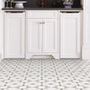 FloorPops Stellar Peel and Stick Floor Tiles 12" x 12" Pack of 10 FP2952 - White