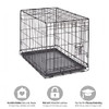 NEW WORLD MIDWEST HOMES FOR PETS 30" NEW WORLD CRATE FOR MEDIUM BREEDS - BLACK