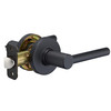 AMAZON BASICS CONTEMPORARY MADISON PASSAGE DOOR LEVER, TM24982, MATTE BLACK