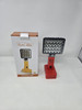 GENERIC CORDLESS LED WORK LIGHT FOR DEWALT 18V20V BATTERY - 1 PACK - RED
