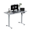 TEVIROOM REMIT ELECTRIC STANDING DESK, 48 X 24 INCH - WHITE