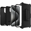 OTTERBOX IPHONE 15 PRO MAX ONLY DEFENDER SERIES CASE - BLACK