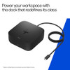 HP USB-C 100W G6 DOCK FUTURE-PROOF AMBIENT LED LIGHTING NOTIFICATIONS - BLACK