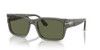 3315-S-1103 PERSOL UNISEX RECTANGULAR TAUPE FRAMES POLARIZED GREEN 55-19-145
