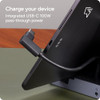 ZAGG 6-PORT MEDIA HUB, HDMI 4K 60HZ, USB-C PD 100W, USB-A 3.2 10GBPS - BLACK