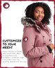 CANADA WEATHER GEAR WOMENS LONG PUFFER COAT SIZE: MEN XL - PINK HAZE
