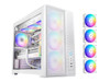 SAMA S50 ATX Mid Tower Case with 4 ARGB PWM Fans&Hub,PPLP A+ High Airflow