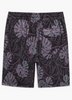 HURLEY LEAF VOLLEY SWIM TRUNKS - SIZE: MEN L - BLACK New