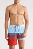HURLEY OMBRÉ VOLLEY SWIM SHORTS - SIZE: MEN L - SKYLINE New